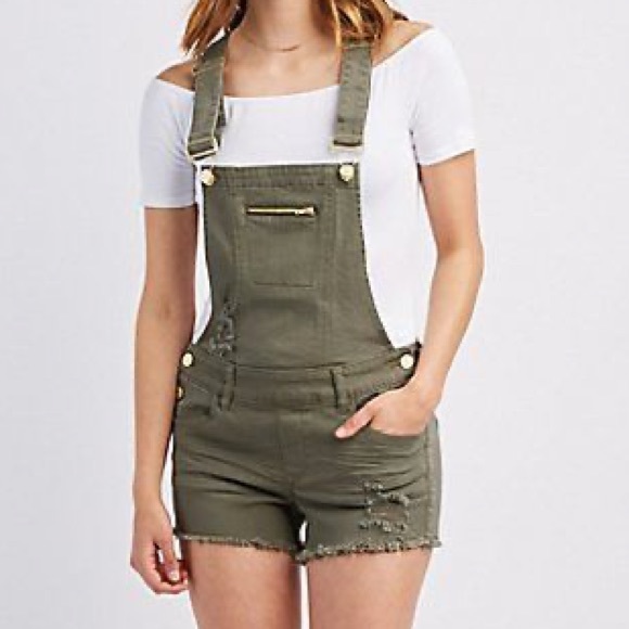 Charlotte Russe Other - Charlotte Russe Overall Shorts